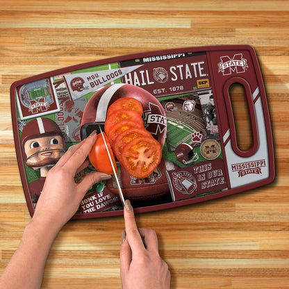 NCAA Retro Series Cutting Board - Colors A