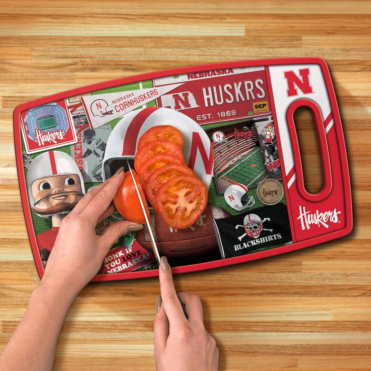 NCAA Retro Series Cutting Board - Colors A