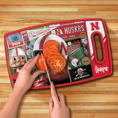 NCAA Retro Series Cutting Board - Colors A
