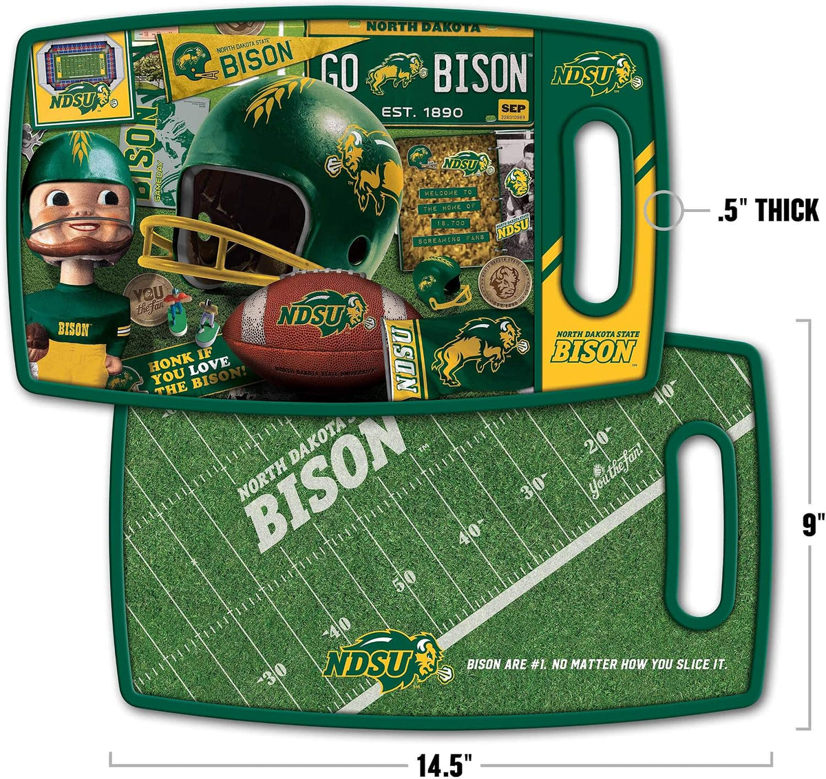 NCAA Retro Series Cutting Board - Colors A