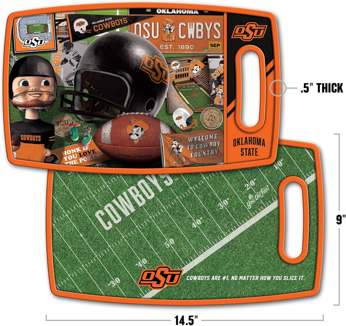 NCAA Retro Series Cutting Board - Colors A