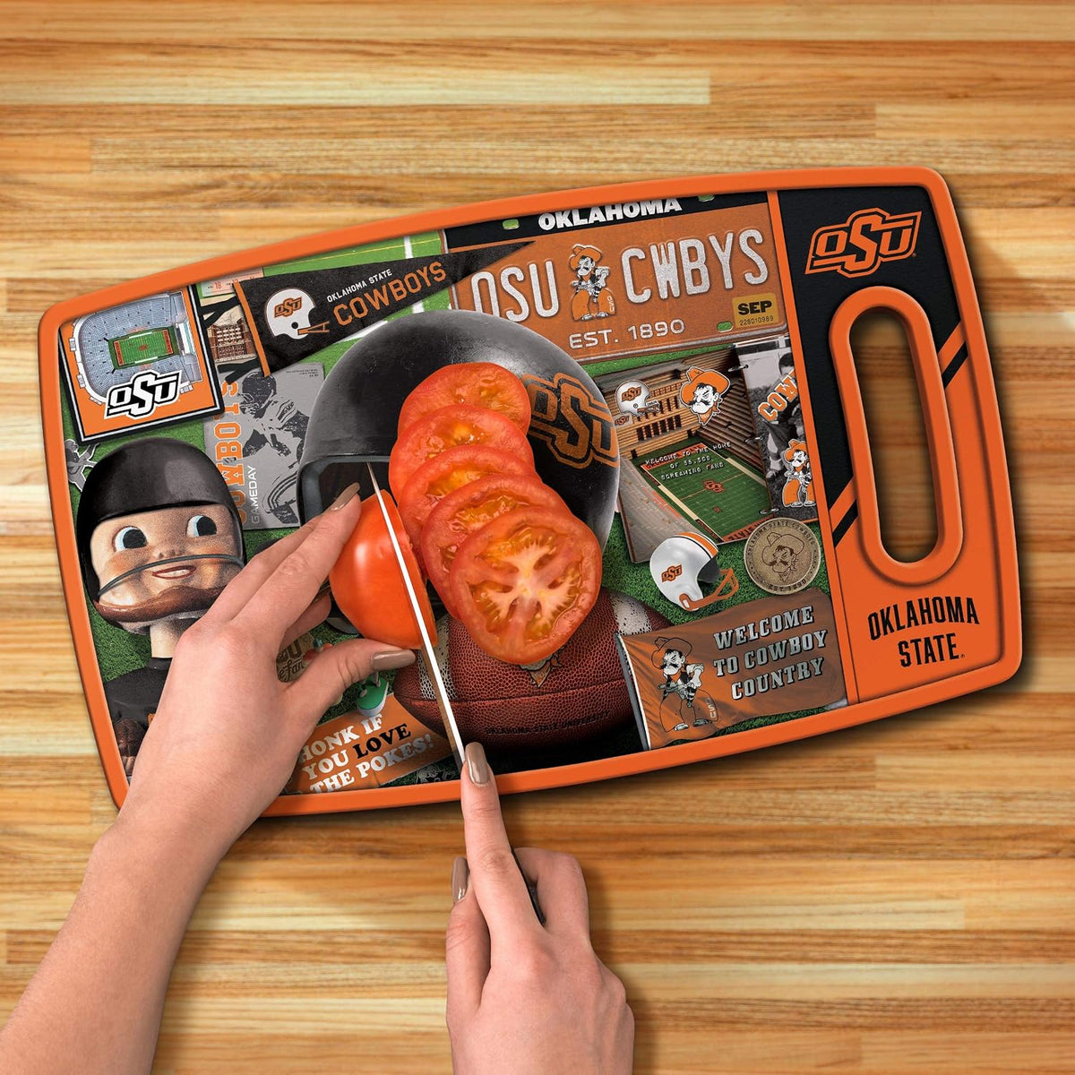 NCAA Retro Series Cutting Board - Colors A