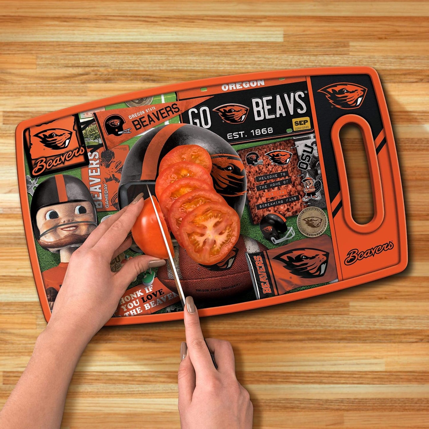 NCAA Retro Series Cutting Board - Colors A