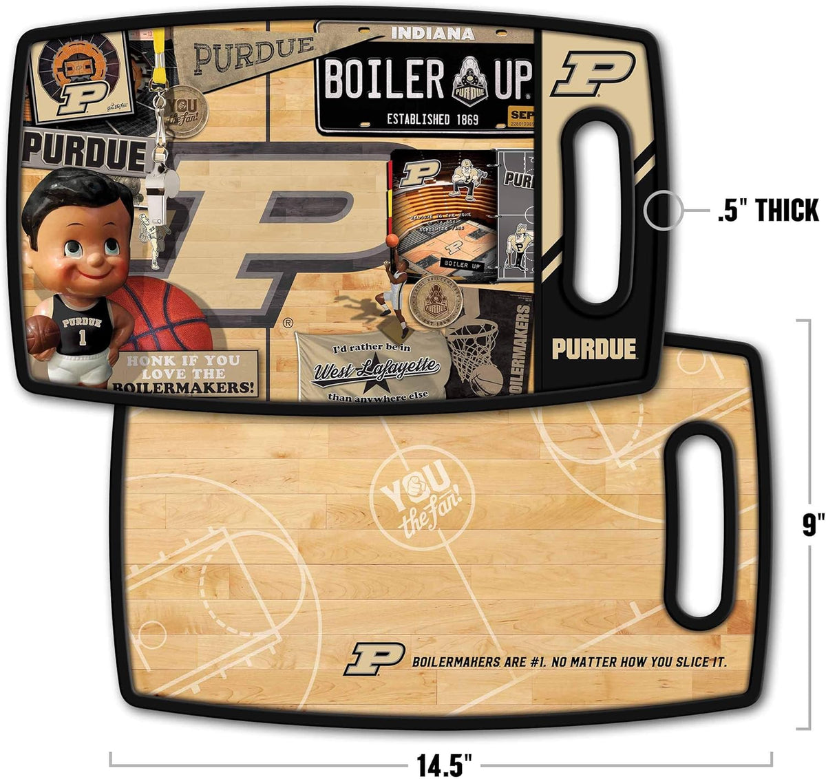 NCAA Retro Series Cutting Board - Colors A
