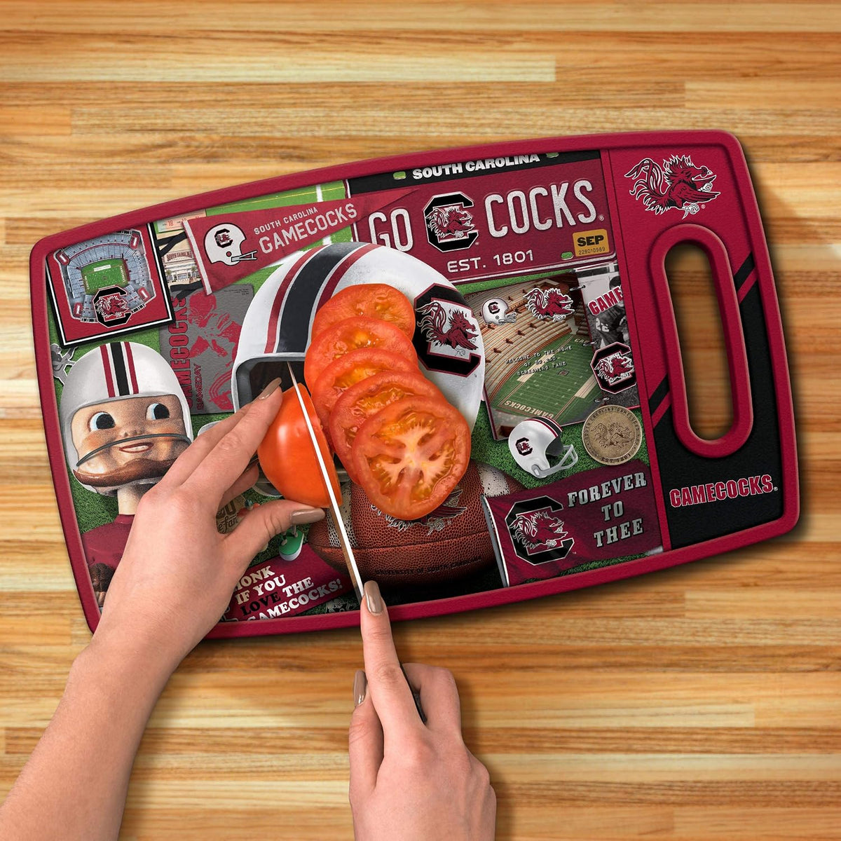 NCAA Retro Series Cutting Board - Colors A