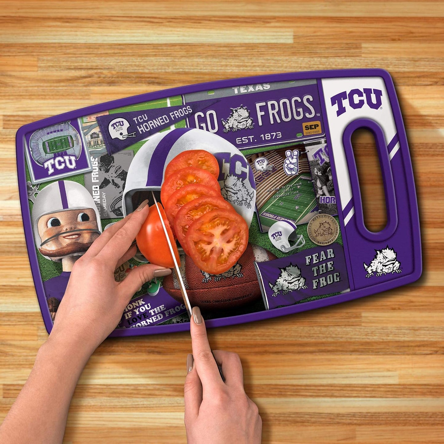 NCAA Retro Series Cutting Board - Colors A