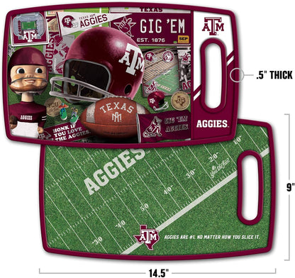 NCAA Retro Series Cutting Board - Colors A