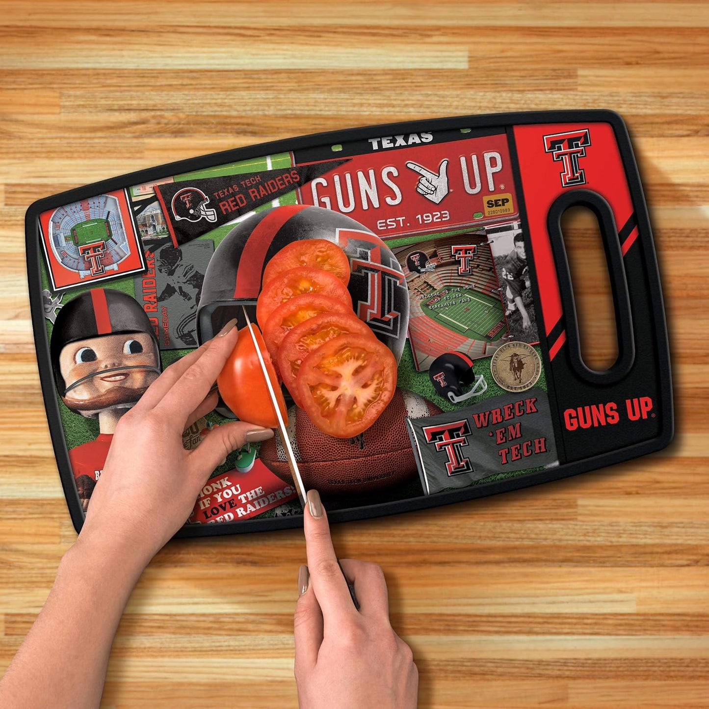 NCAA Retro Series Cutting Board - Colors A