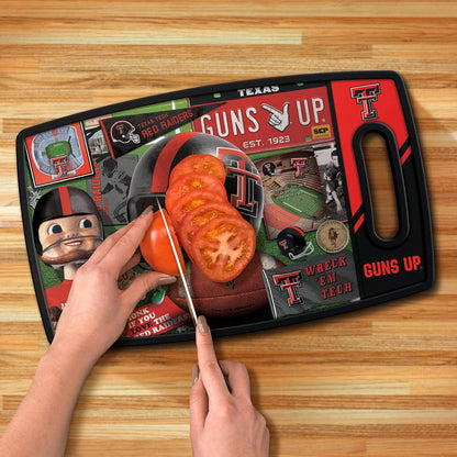 NCAA Retro Series Cutting Board - Colors A