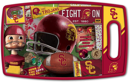 NCAA Retro Series Cutting Board - Colors A