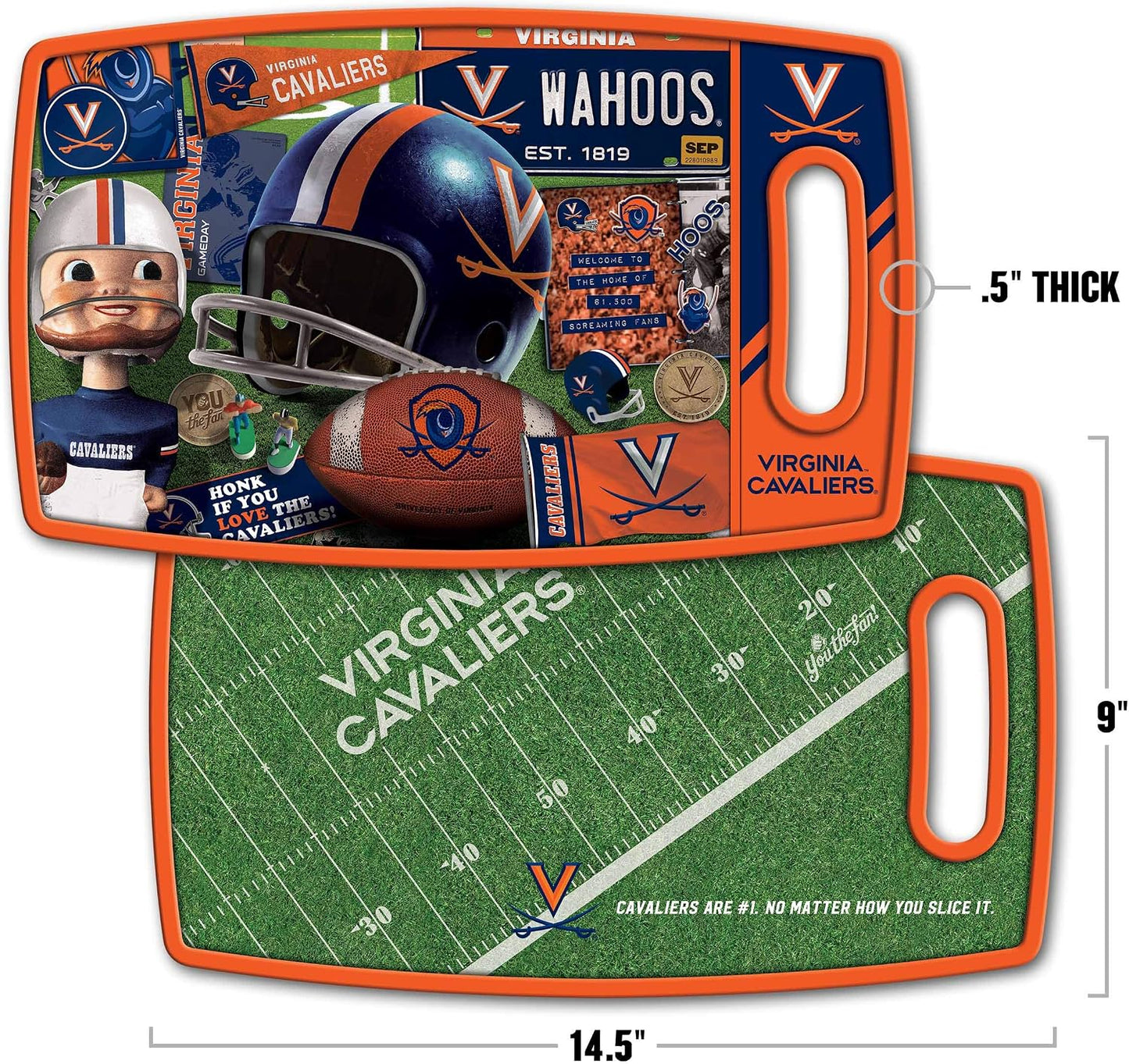 NCAA Retro Series Cutting Board - Colors A