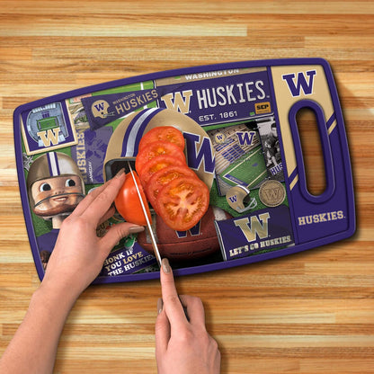 NCAA Retro Series Cutting Board - Colors A