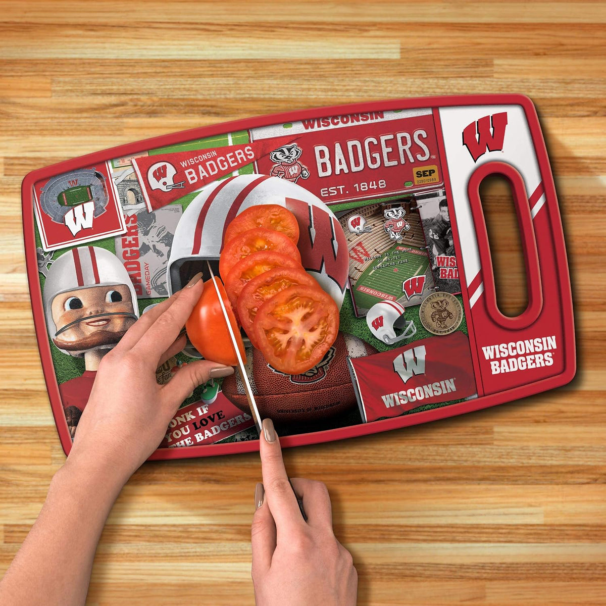 NCAA Retro Series Cutting Board - Colors A