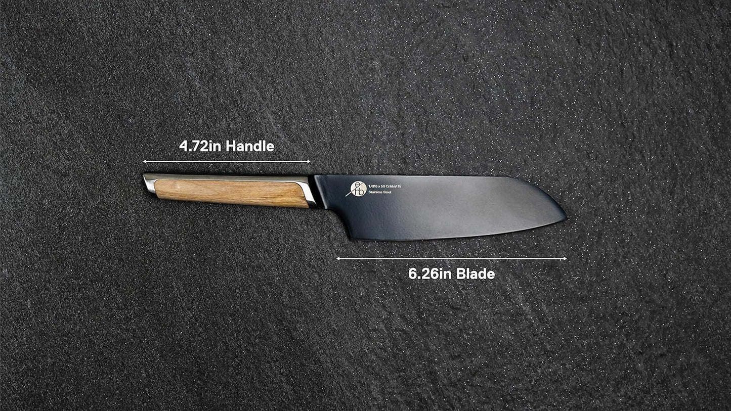 Everdure German Steel Professional Bread Knife, 10.55 Inch Serrated Edge Blade, Titanium Coated Blade with Pakka Wood Handle, Perfect Kitchen Knife for Slicing Bread Loaves, Bagels, Cake, and More