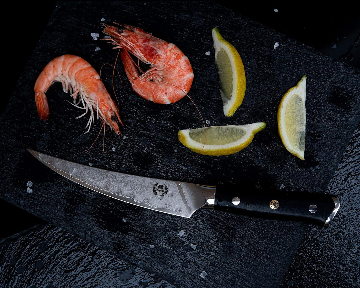 Regalia Paring (Petty) Knife 3.5 inch: Japanese AUS10 Super Steel 67 Layer High Carbon Stainless Damascus Steel Peeling Utility knives