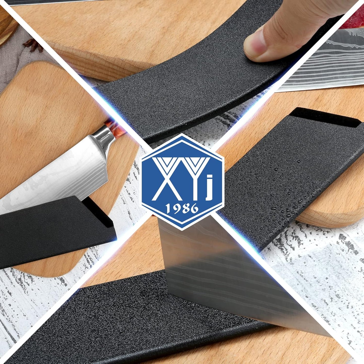 XYJ Universal Knife Edge Guards for 3.5'' Paring Fruit Knife 3 Pcs Set Kitchen Chef Sheath Knife Sleeve ABS Knife Cover Knife Blade Protectors