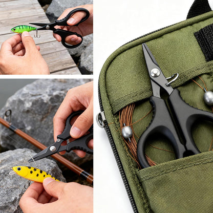 Fillet Knife Set for Beginner, Fishing Pliers Precisely, Fish Measuring Tape, Non Slip Grip Fishing Knife, Saltwater Fishing Accessories, Great Value Fishing Tackle