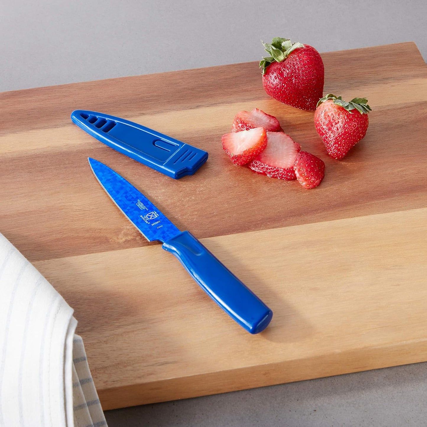 Mercer Culinary 4 Non-Stick Paring Knife, Red