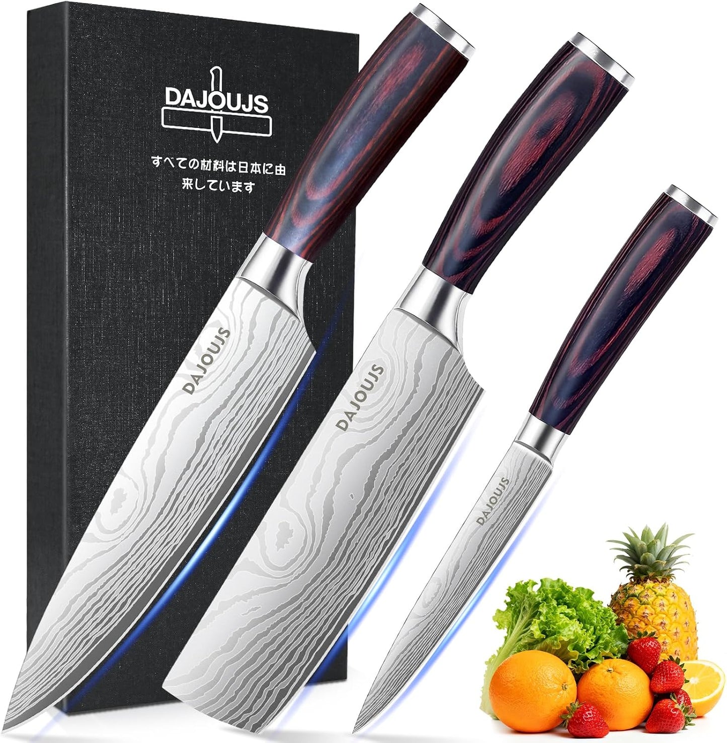 Brisket Knife Meat Carving Knives - 12 Inch Ultra Sharp High Carbon Steel Kitchen Carving Slicing Knife with Ergonomic Wood Handle & Gift Box for Turkey, Meat Cutting, BBQ