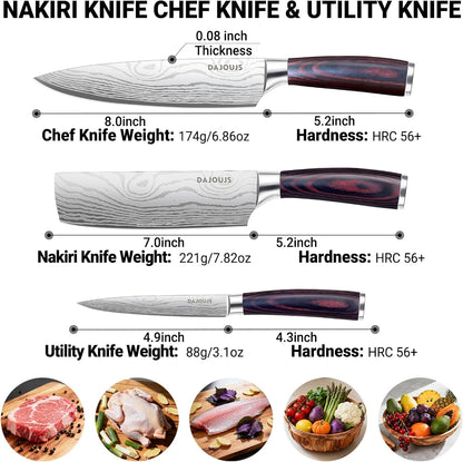 Brisket Knife Meat Carving Knives - 12 Inch Ultra Sharp High Carbon Steel Kitchen Carving Slicing Knife with Ergonomic Wood Handle & Gift Box for Turkey, Meat Cutting, BBQ