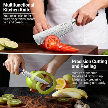 Brisket Knife Meat Carving Knives - 12 Inch Ultra Sharp High Carbon Steel Kitchen Carving Slicing Knife with Ergonomic Wood Handle & Gift Box for Turkey, Meat Cutting, BBQ