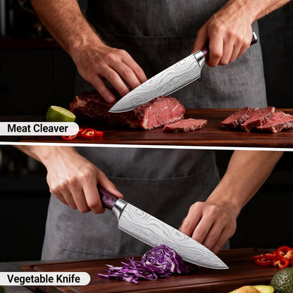 Brisket Knife Meat Carving Knives - 12 Inch Ultra Sharp High Carbon Steel Kitchen Carving Slicing Knife with Ergonomic Wood Handle & Gift Box for Turkey, Meat Cutting, BBQ
