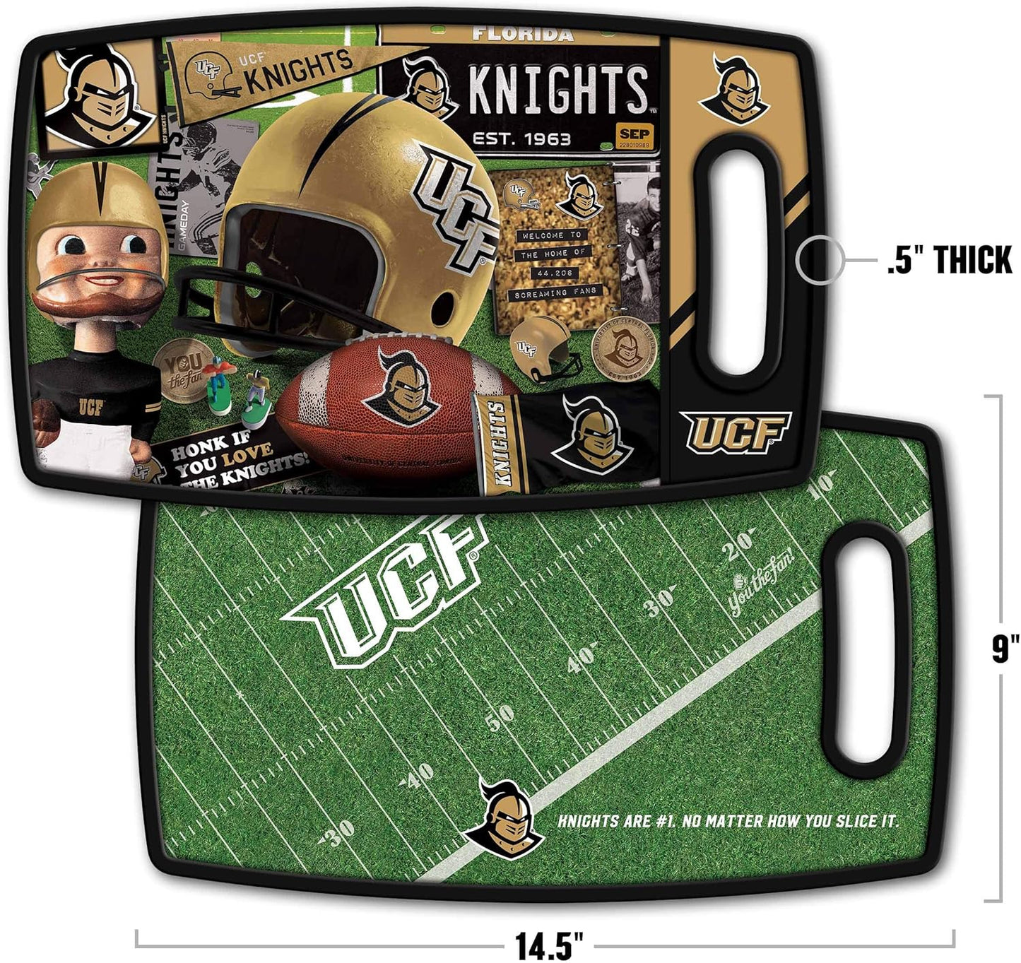 YouTheFan NCAA Retro Series Cutting Board - Colors B