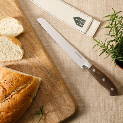 Bloomhouse - Two Time Oprah's Favorite Things Winner - 5" Utility Boning Kitchen Knife German Stainless Steel Blade w/Forged Italian Olive Wood Handle Full Tang for Meat Poultry & Precision Cutting