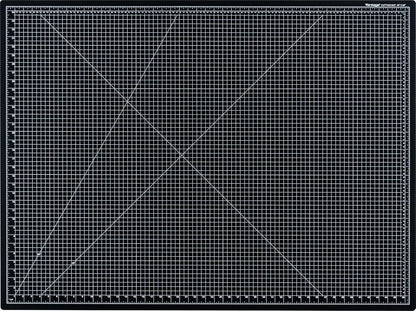 Dahle Vantage 10680 See-Through Premium Self-Healing Cutting Mat, 9"x12", 1/2" Grid, 5 Layers for Max Healing, Perfect for Crafts & Sewing, Clear