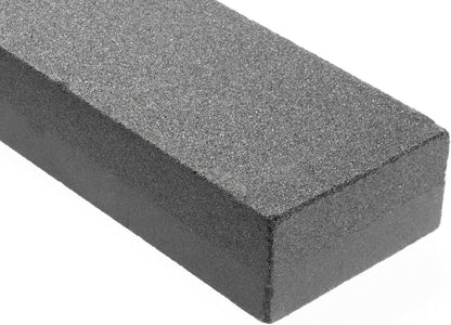 SE 8-Inch Silicon Carbide Double-Sided Whetstone - Sharpening Stone with 120 and 240 Grits, Includes Blue Storage Case SS72BK