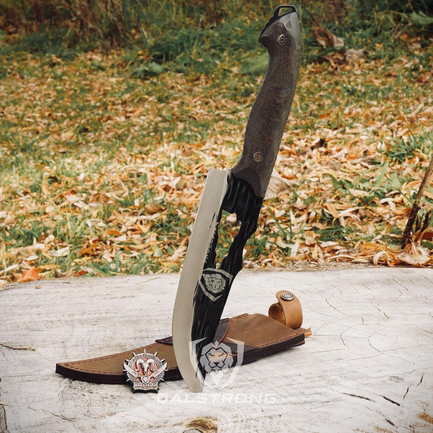 Dalstrong Curved Fillet Boning Knife 6”- Barbarian Series - Premium Swedish 14C28N High Carbon Stainless Steel - Black Brown Wood Handle Knife - Professional Fillet Knife- Sheath Included