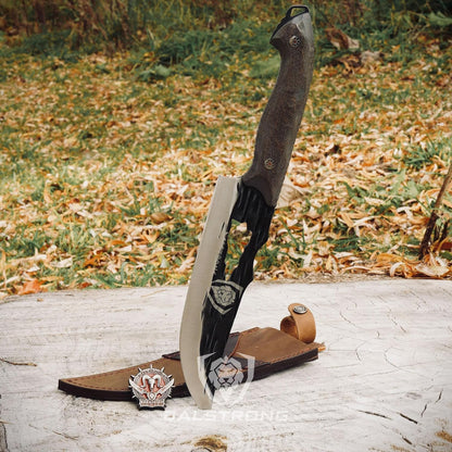 Dalstrong Curved Fillet Boning Knife 6”- Barbarian Series - Premium Swedish 14C28N High Carbon Stainless Steel - Black Brown Wood Handle Knife - Professional Fillet Knife- Sheath Included
