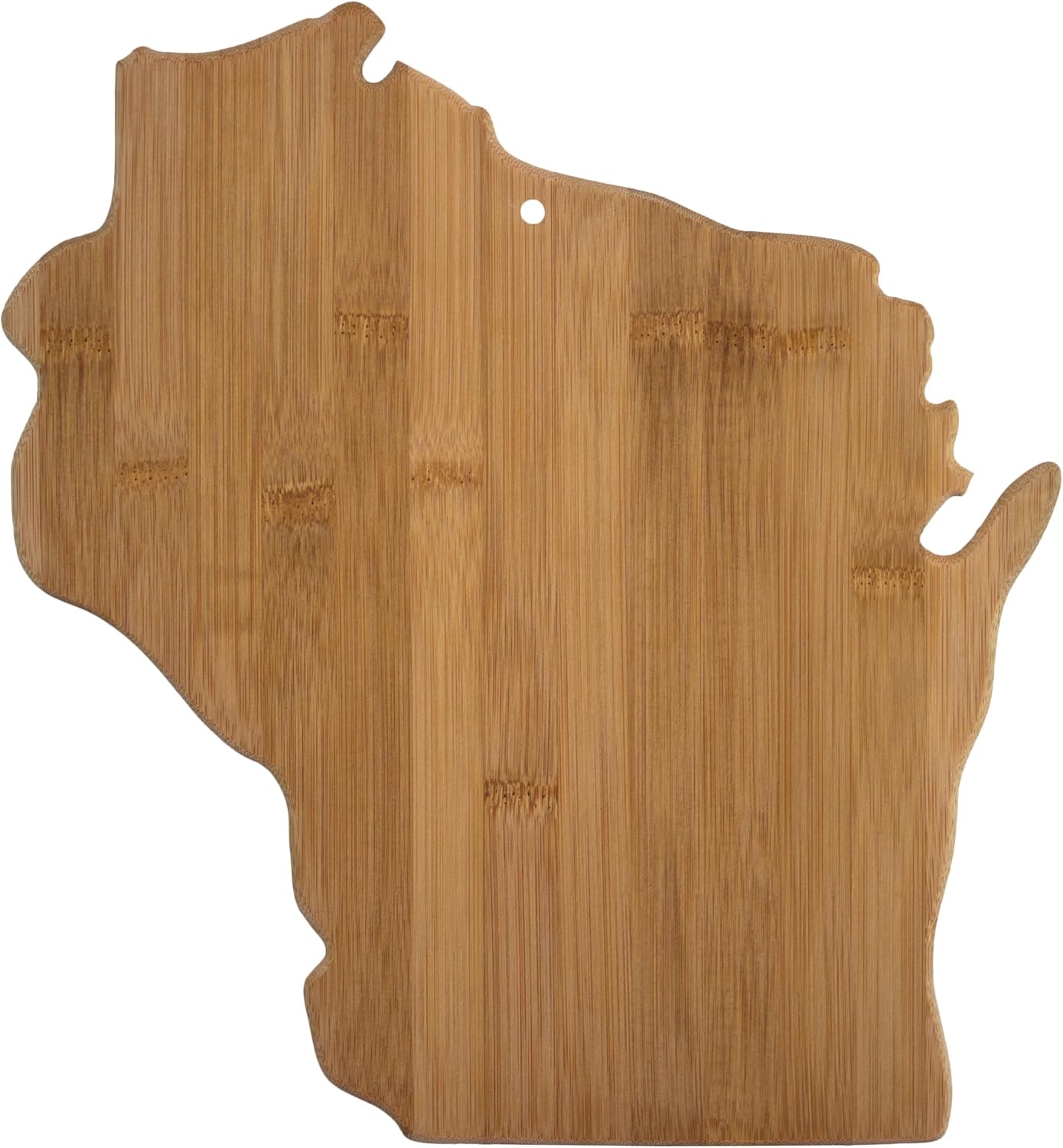 Totally Bamboo Oklahoma State Shaped Bamboo Serving and Cutting Board