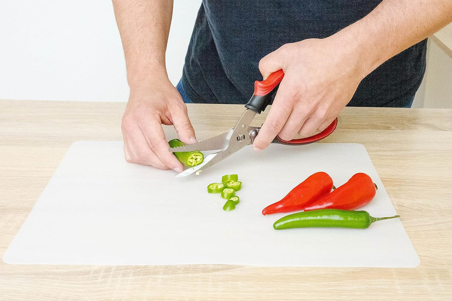 CookingClubEssentials Poultry Kitchen Shears - Heavy Duty Stainless Steel Meat Scissors for Cooking - Easy to take apart and dishwasher safe for cleaning