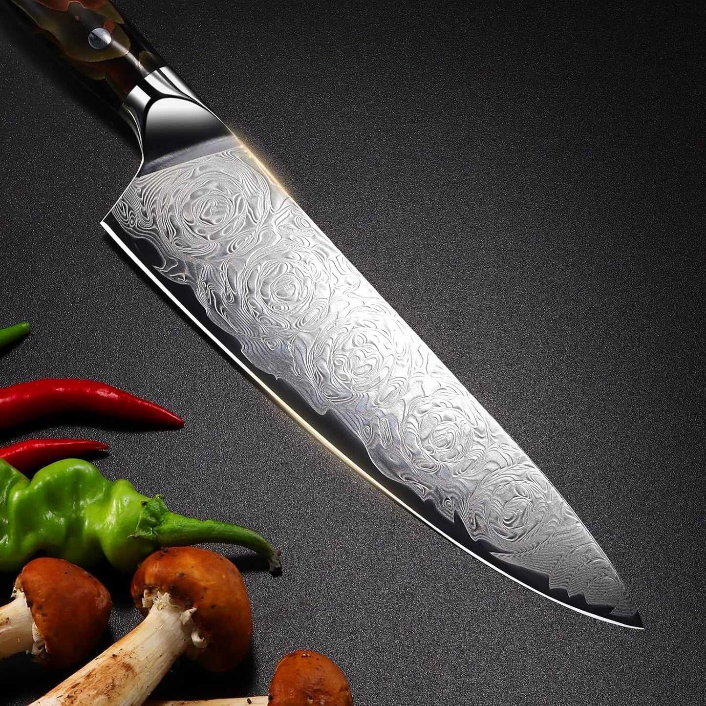 Kitchen Utility Knife,6 Inch Class Damascus Chef Knife,Japanese Petty Paring Knife