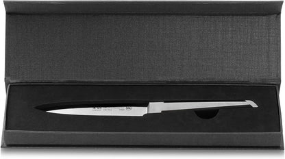 Cangshan X Series German Steel Forged Serrated Utility Knife, 5", Silver