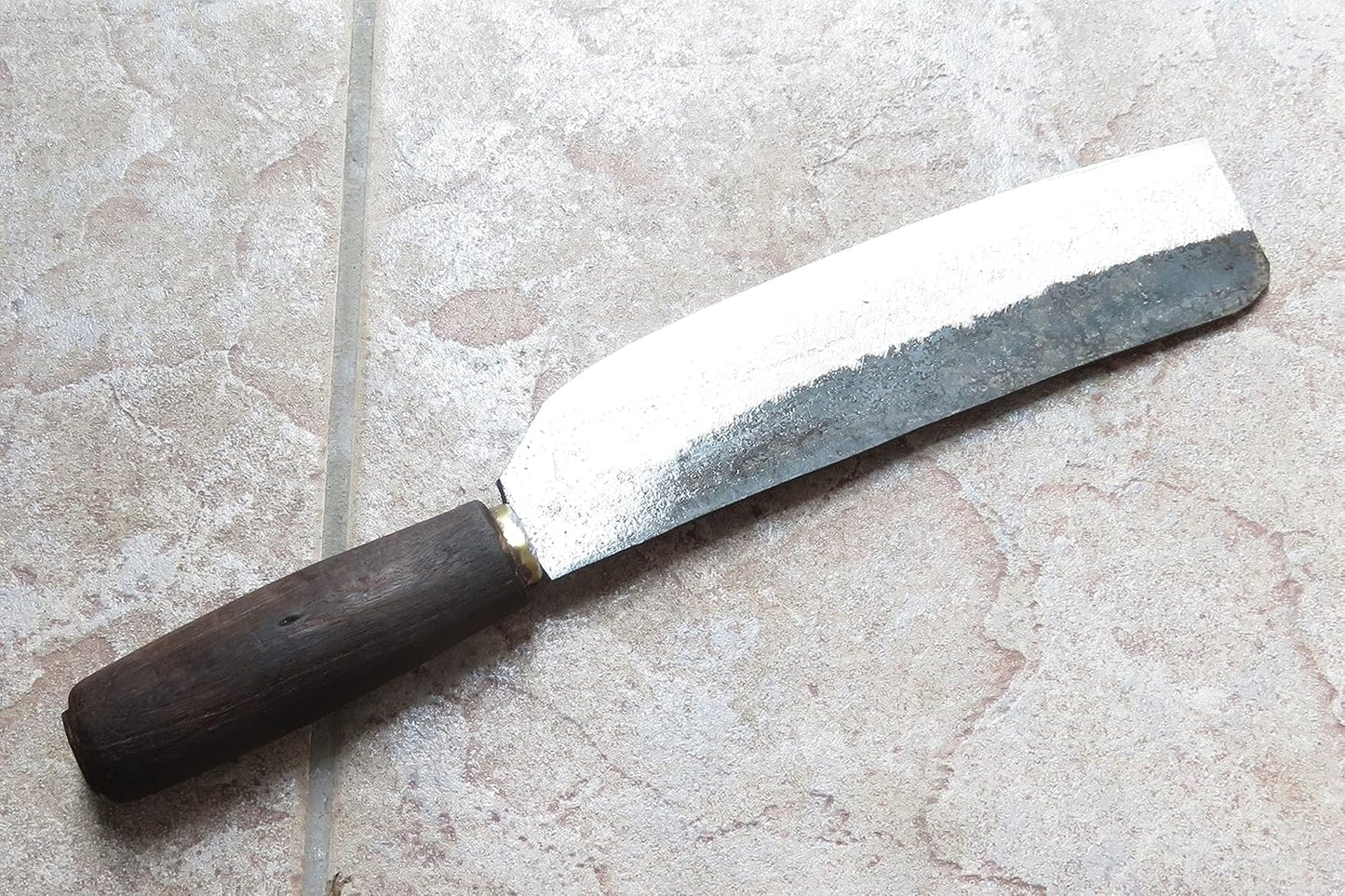 Crude - Premium Japanese Nakiri Chef Knife, 8 inch, Carbon Steel, SHARP !
