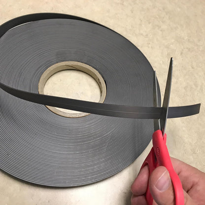 Master Magnetics Flexible Magnet Strip - One-Sided Magnetic Strip, Cuttable Magnet, 0.5" Wide, 0.06" Thick, 100 Feet, ZGN10PBX