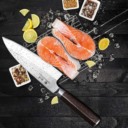 imarku Bread Knife 10 Inch: Japanese High Carbon Stainless Steel Professional Grade Serrated Bread Knife, Razor Sharp Edge Cake Knife for Homemade Bread/Bagels/Cake