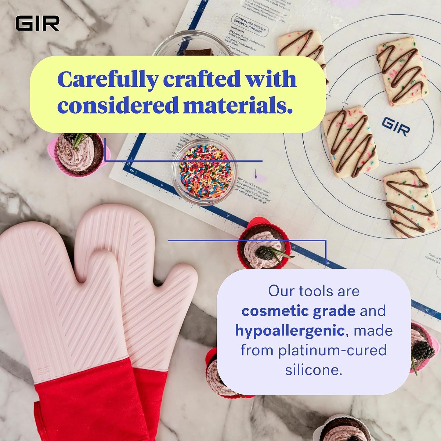 GIR: Get It Right 5 Piece Silicone Ultimate Kitchen Utensils Set - Ladle, Spatula, Flip, Spoon & Spoonula - Non-Toxic Cooking Utensils for Nonstick Cookware, Cooking and Baking - Red