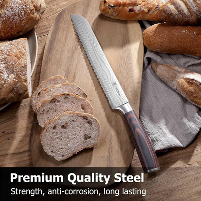 PAUDIN Boning Knife 6 Inch, Super Sharp Fillet Knife, German High Carbon Stainless Steel Deboning Knives, Professional Boning Knives for Meat Poultry Chicken, Pakkawood Handle with Gift Box