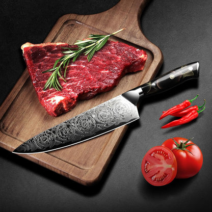 Kitchen Utility Knife,6 Inch Class Damascus Chef Knife,Japanese Petty Paring Knife