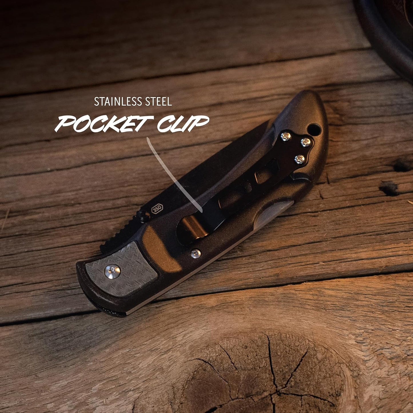OUTDOOR EDGE 3.5" RazorLite EDC Knife. Pocket Knife with Replaceable Blades and Clip. The Perfect Hunting Blade for Skinning Deer. Blaze Orange with 6 Blades