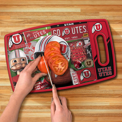 YouTheFan NCAA Retro Series Cutting Board - Colors B