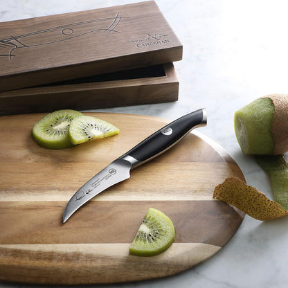 Cangshan Thomas Keller Signature Collection Swedish Powder Steel Forged, 2.75-Inch Peeling Knife, Black