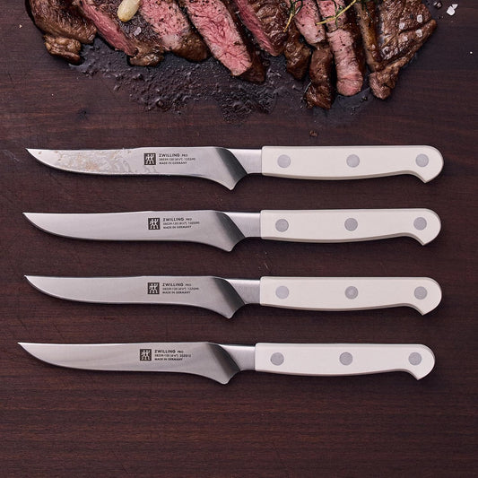 ZWILLING Pro Le Blanc 7-pc Self-Sharpening Knife Block Set