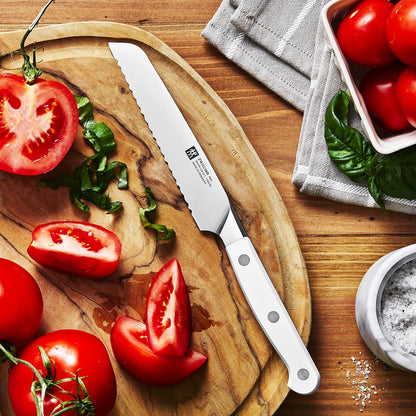 ZWILLING Pro Le Blanc 9-inch Z15 Serrated Bread Knife
