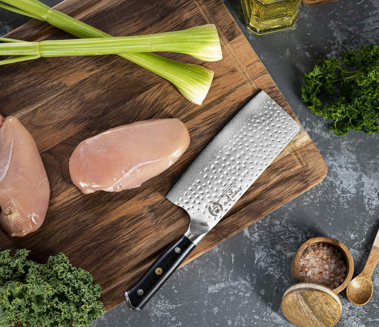 Regalia Paring (Petty) Knife 3.5 inch: Japanese AUS10 Super Steel 67 Layer High Carbon Stainless Damascus Steel Peeling Utility knives