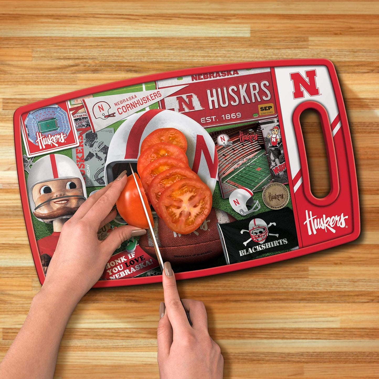 YouTheFan NCAA Retro Series Cutting Board - Colors A