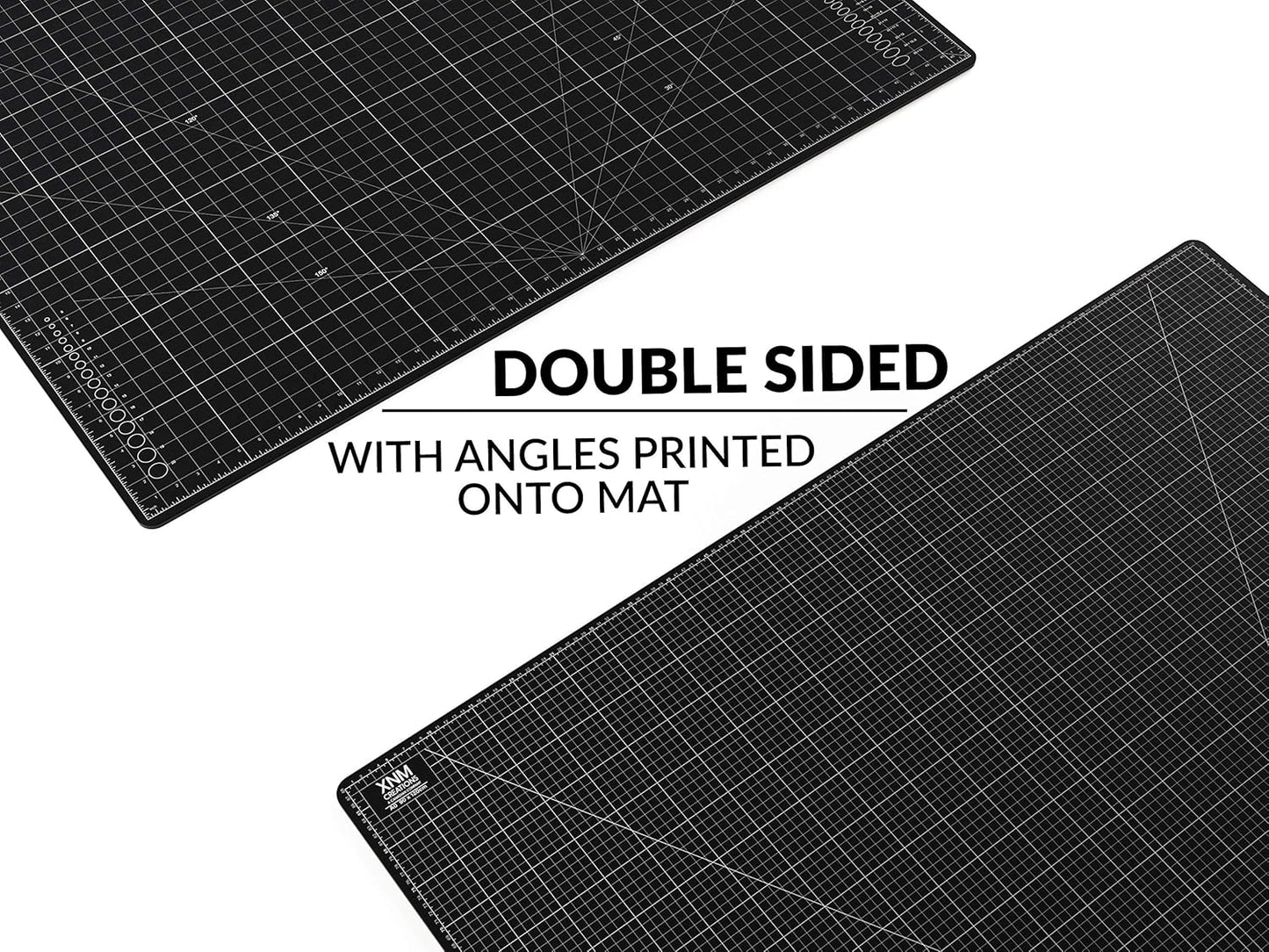 XNM Premium Self Healing Cutting Mat - 8 Inches by 11 inches - A4, 3 Layer Quality PVC Construction - Dual Sided, Imperial and Metric Grid Lines - Perfect for Cutting, Sewing, and Crafts